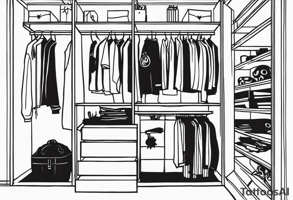 the rake creepypasta hiding in a closet tattoo idea