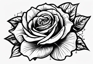 Dead rose tattoo idea