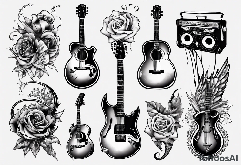 music tattoo idea