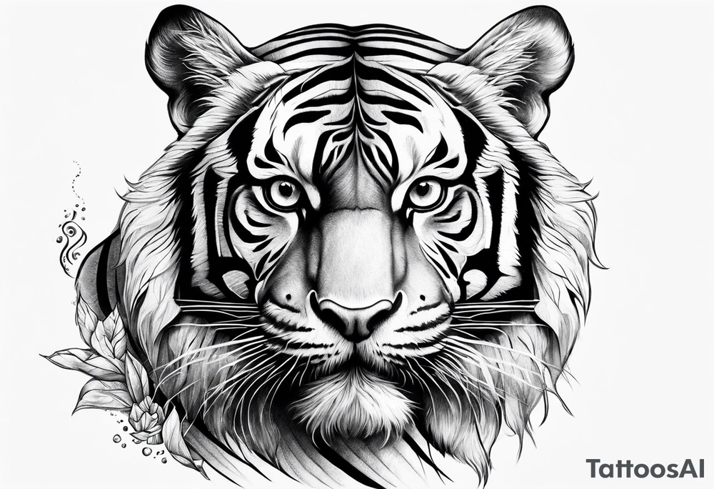 thai tiger tattoo idea