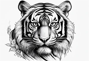 thai tiger tattoo idea