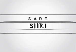 name Siri tattoo idea