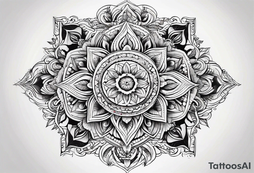 ornament tattoo idea