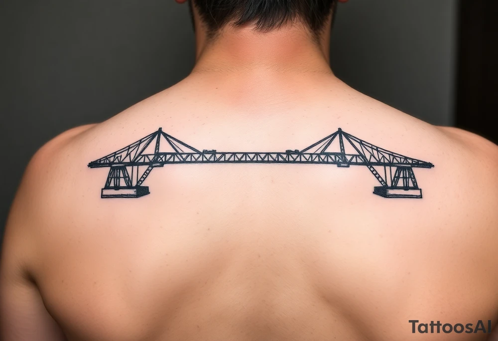 A visual representation of the einstein-Rosen bridge tattoo idea