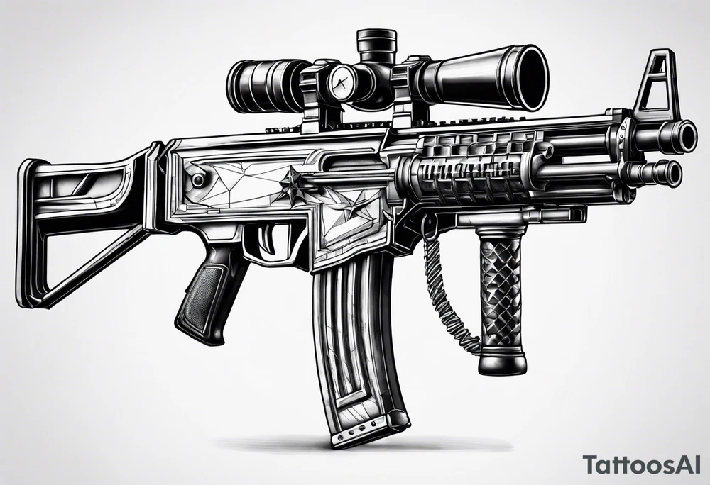 Mg42 machinegun tattoo idea