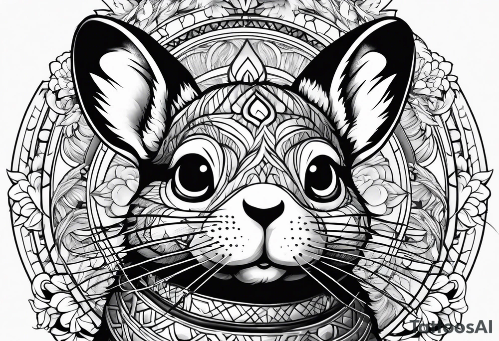 Chinchilla tattoo idea
