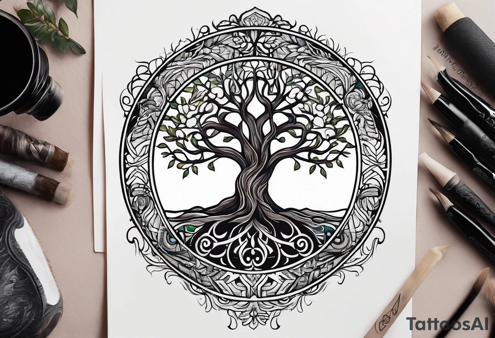 Tree of life tattoo idea
