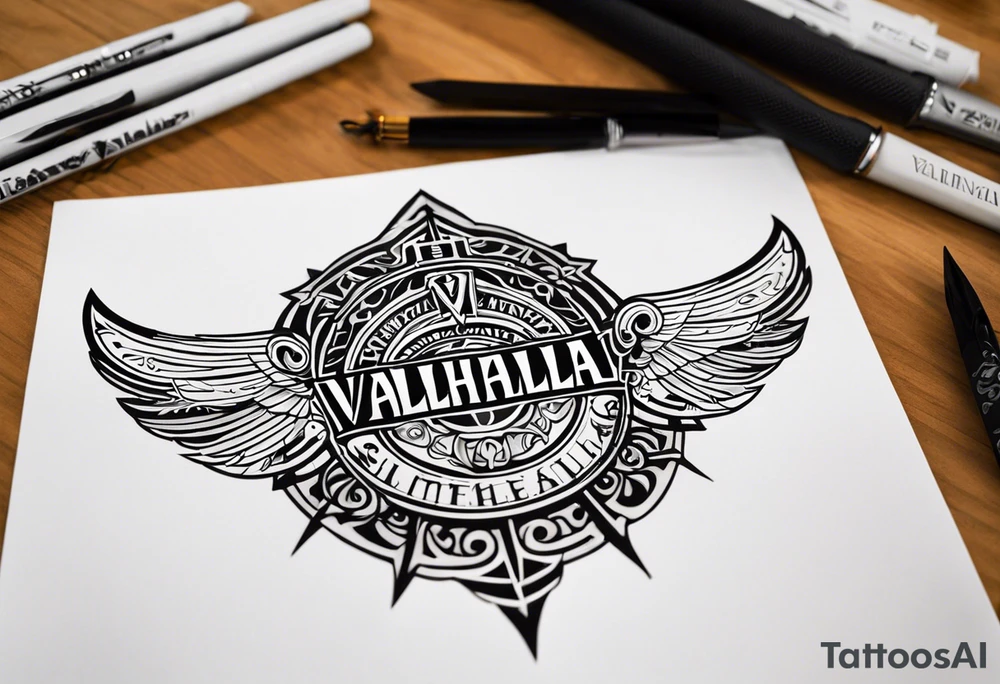 Valhalla tattoo idea
