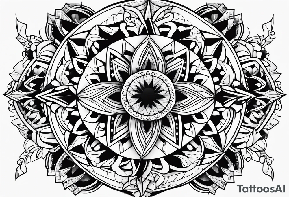Geometric tattoo idea