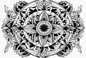 Geometric tattoo idea
