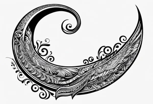 tamil traditional boomerang tattoo idea