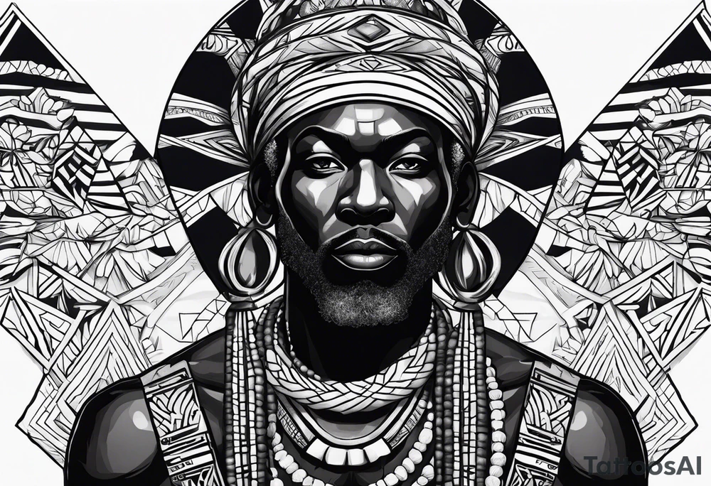African Moses tattoo idea