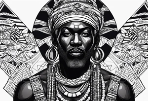 African Moses tattoo idea