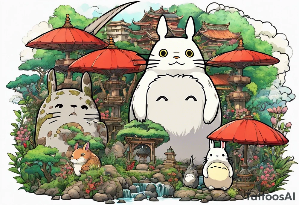 studio ghibli tattoo idea
