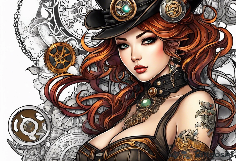 Steampunk tattoo idea