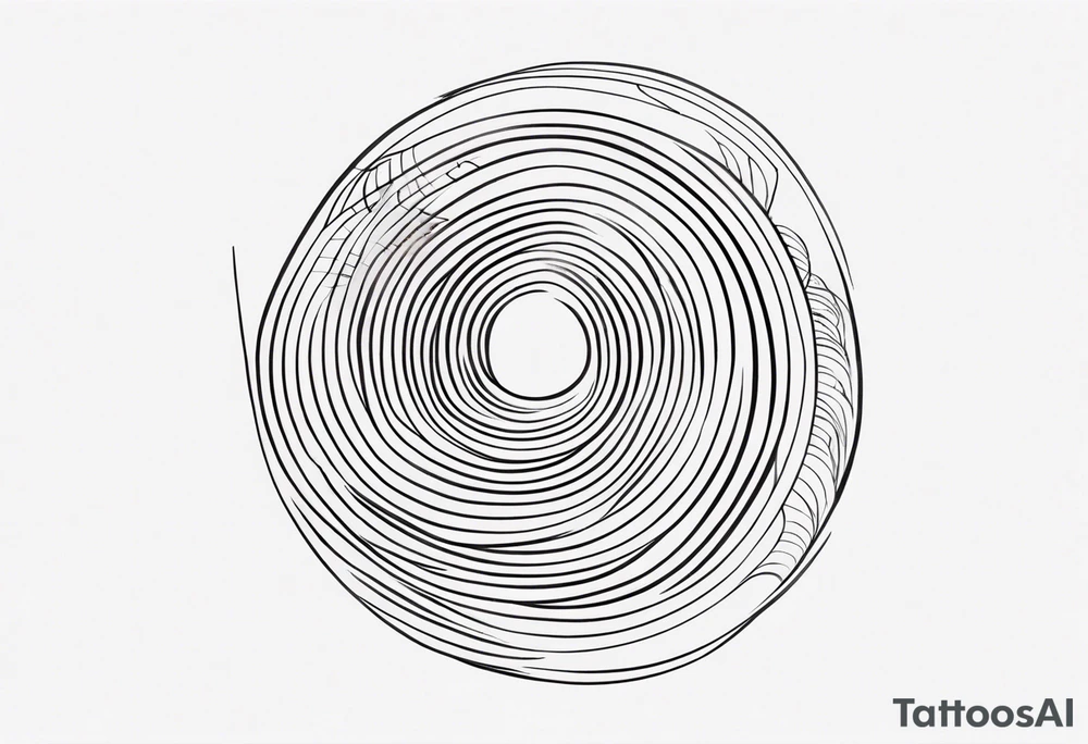 spiral tattoo idea