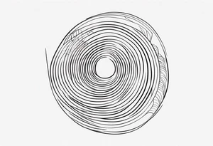 spiral tattoo idea