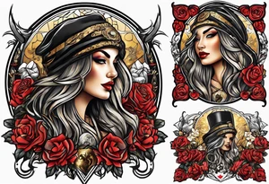Do it for the bay gold blooded tattoo idea