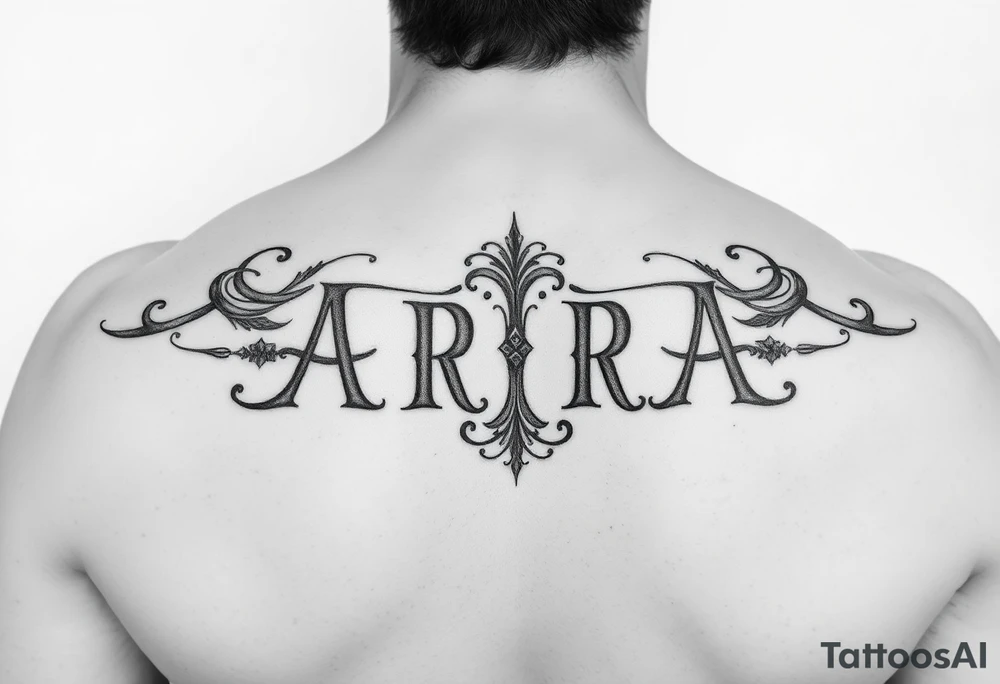 Name ARIA tattoo idea