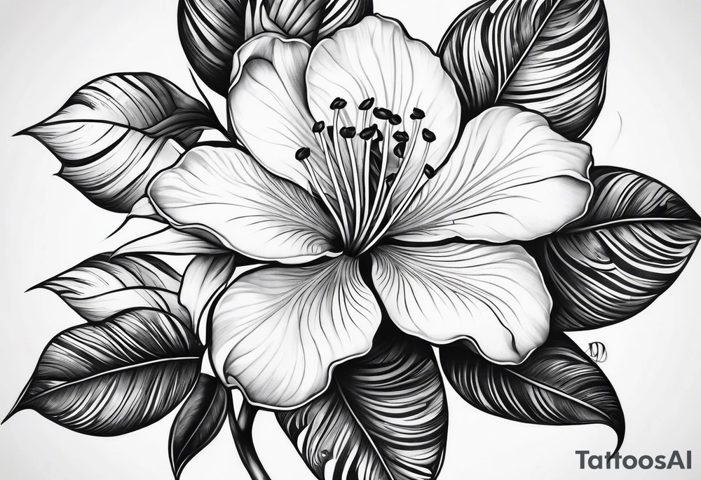 Kampala uganda Flame tree flower tattoo idea
