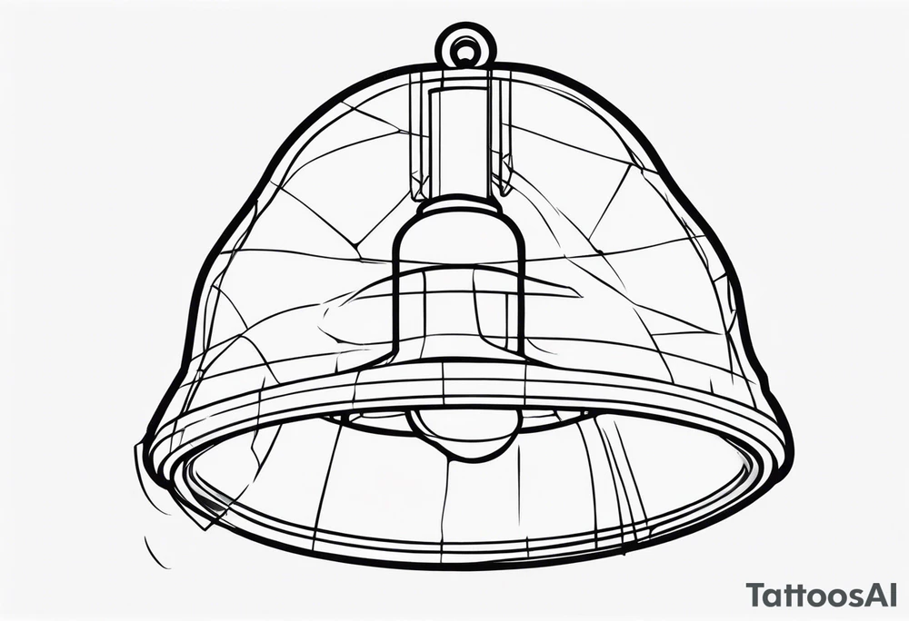 cracked bell tattoo idea