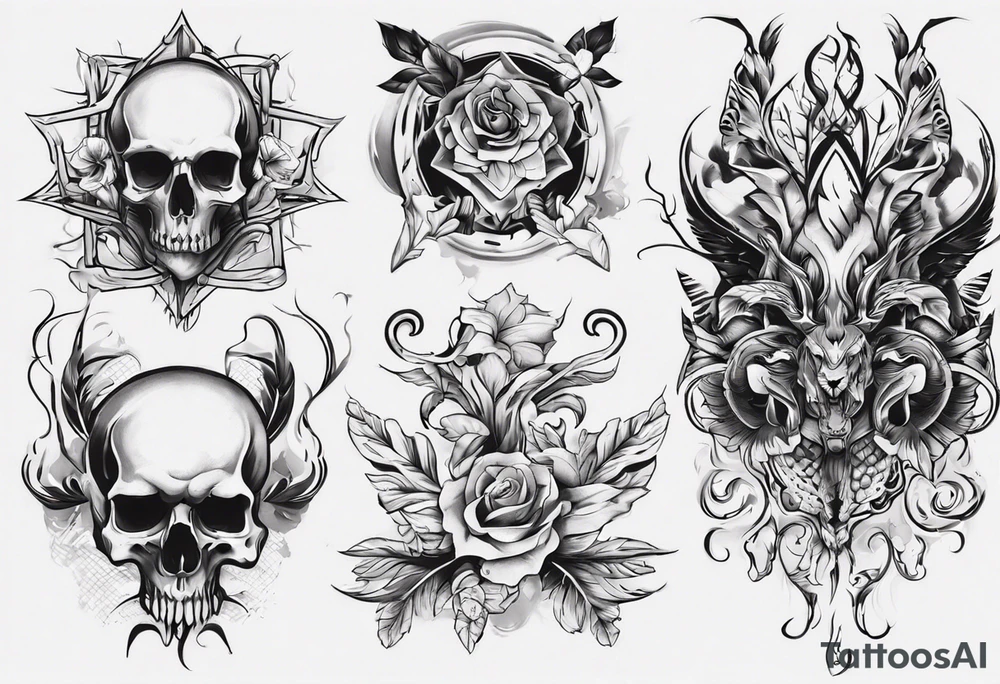 Человек разлитается птицами tattoo idea