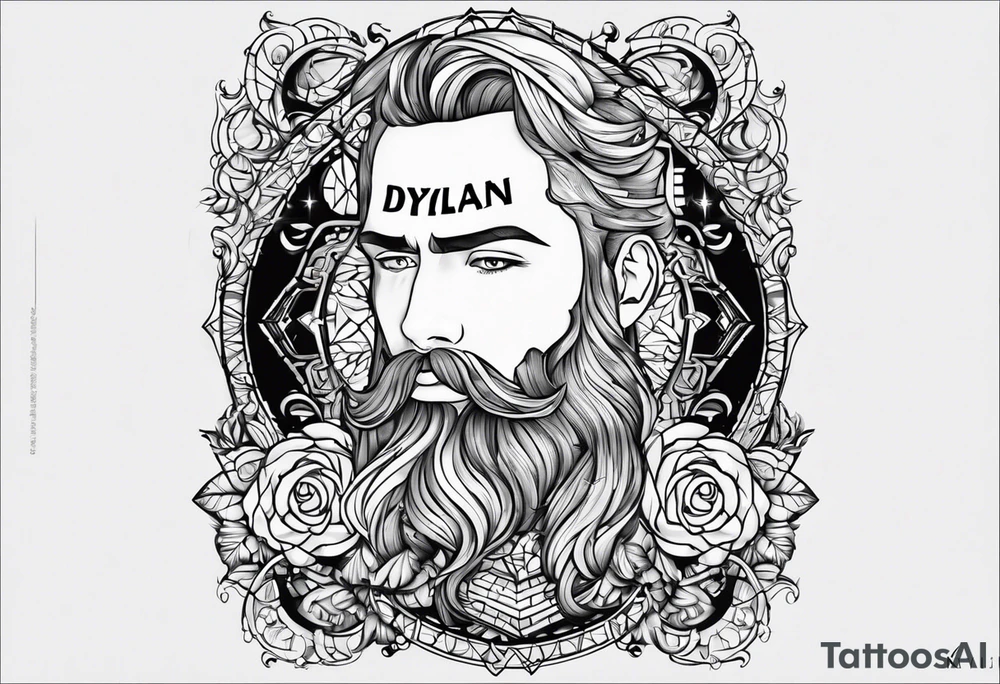 I want to use the name dylan with birthday 7-7-18 with an infinity loop design tattoo idea