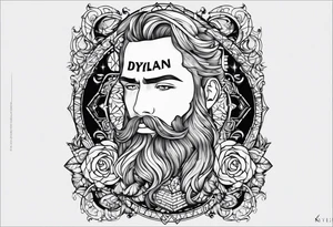 I want to use the name dylan with birthday 7-7-18 with an infinity loop design tattoo idea