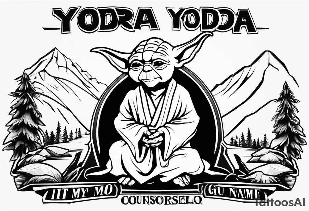 Yoda it was my camp name as a camp counselor tattoo idea