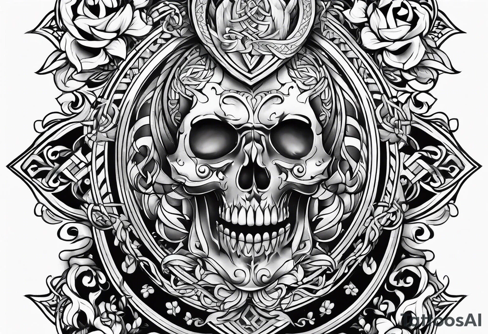 Celtics sleeve tattoo idea