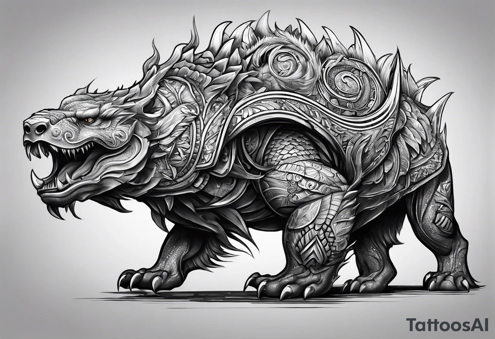 poseiodon tattoo idea