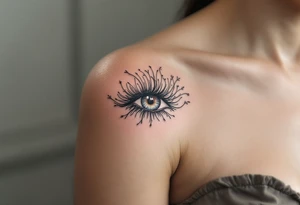 Tattoo in eye tattoo idea