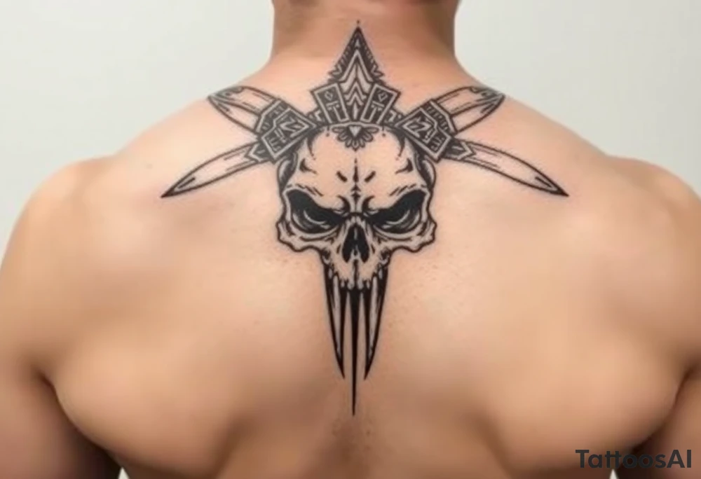 Purepecha warrior
Skull tattoo idea