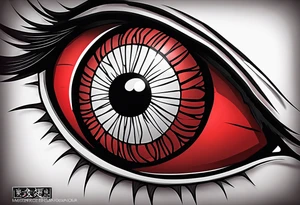 Sharingan eyes tattoo idea