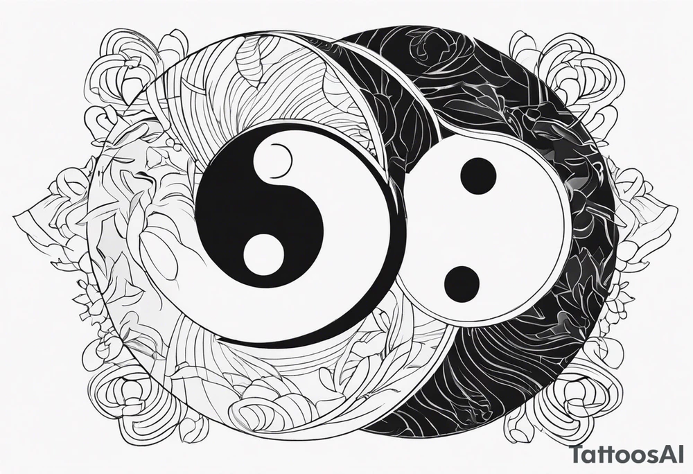 Yin and Yang tattoo idea