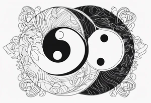 Yin and Yang tattoo idea