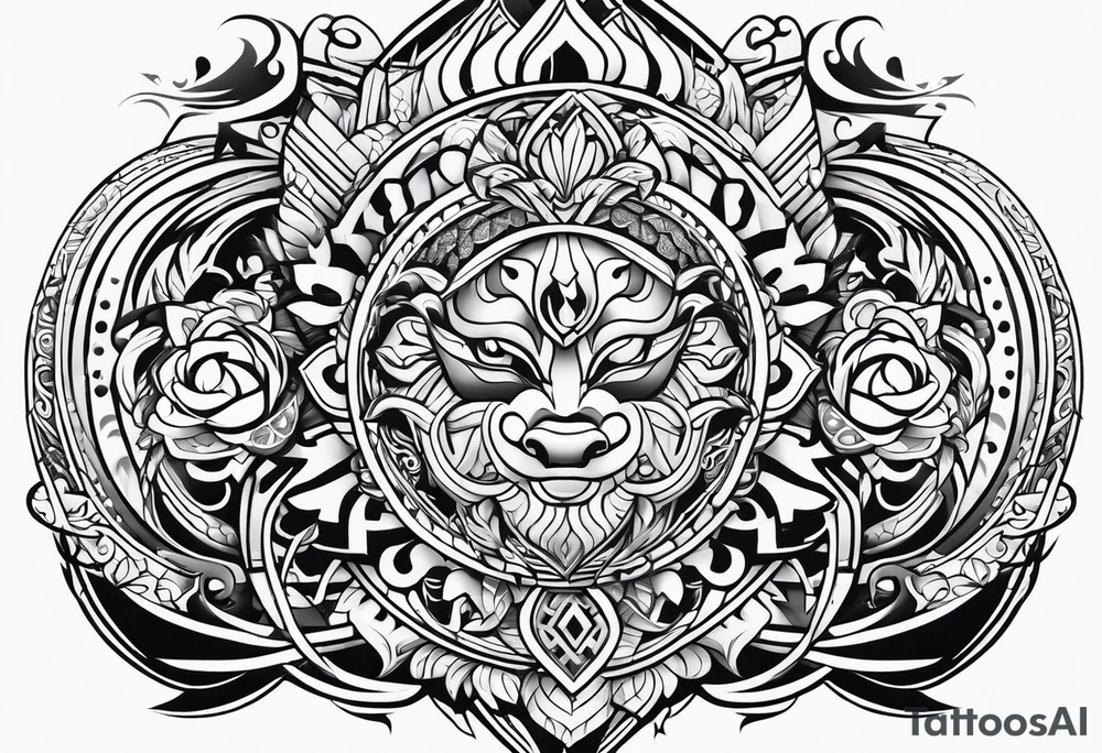 Cartoon tattoo idea