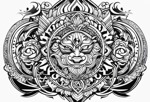 Cartoon tattoo idea