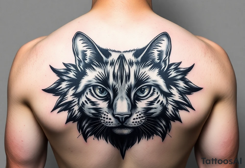 Black Cat tattoo idea