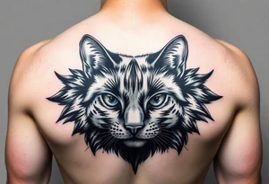 Black Cat tattoo idea