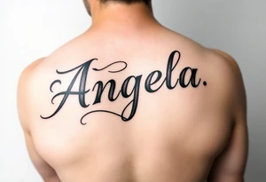 The name Angela and Jesse Combined tattoo idea