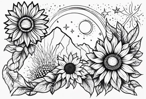 I’m a Capricorn I love sunflowers, stars and set sunsets I also think a Cassiopeia consultation  is tired to me name starts with a W I have 3 kids 1 boy and 2 girls for my  fore arm tattoo idea