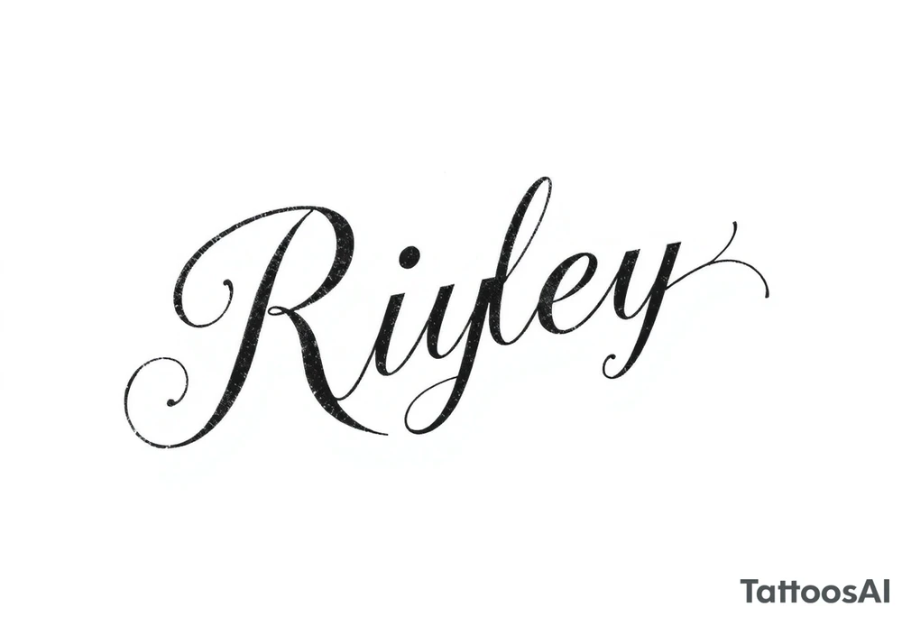 Riley name tattoo tattoo idea