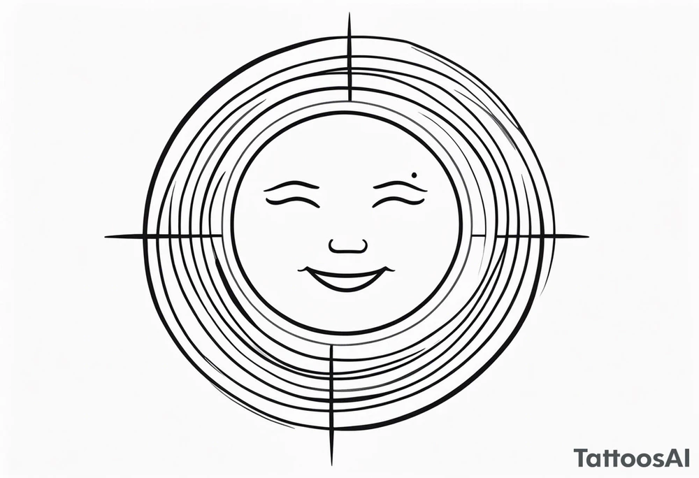 black tiny sun. a circle with thin lines as sunstrings. tiny smiley in the sun. thin lines. tattoo idea black tiny sun. a circle with thin lines as sunstrings. tiny smiley in the sun. thin lines. tattoo idea