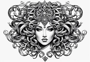 Medusa head tattoo idea