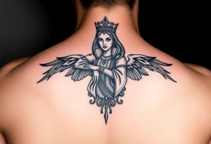 Queen of Hearts tattoo idea