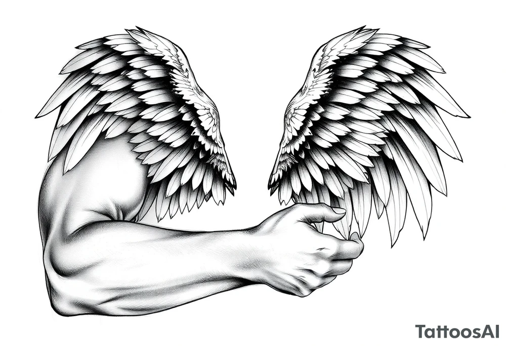 angel wings 
rest easy 
thomas wayne adams tattoo idea