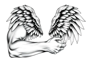 angel wings 
rest easy 
thomas wayne adams tattoo idea