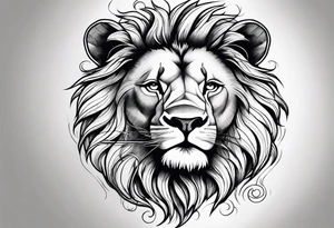 lion,love, design, tattoo idea