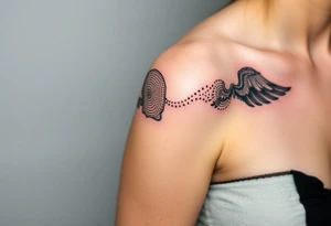uma tatuagem que expresse a filosofia do bem e do mal tattoo idea
